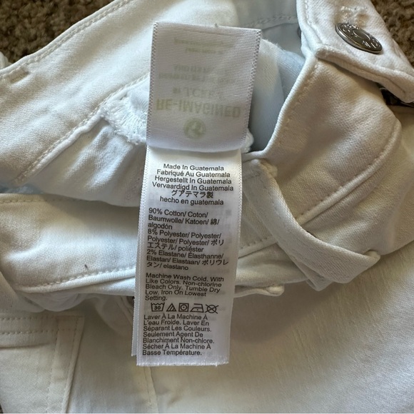 J. Crew Factory Women's White Mid-Rise Flare Crop Jeans - Picture 6 of 6